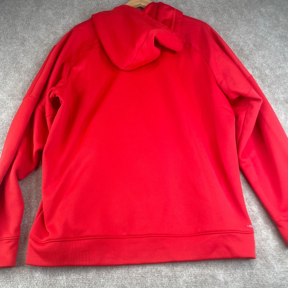 Adidas Washington Capitals‎ NHL Full Zip Hoodie Red Fleece Lined 2XL - Picture 9 of 11